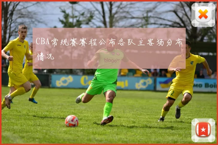 CBA常规赛赛程公布各队主客场分布情况